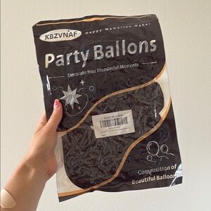 Amazon Black Party Decorations Balloons